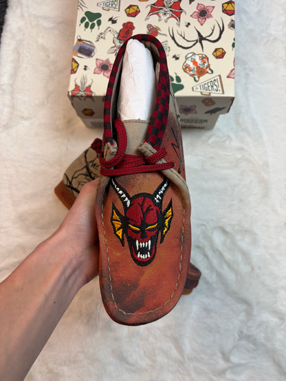 Clarks Boots en Nubuck Wallabee x Stranger Things