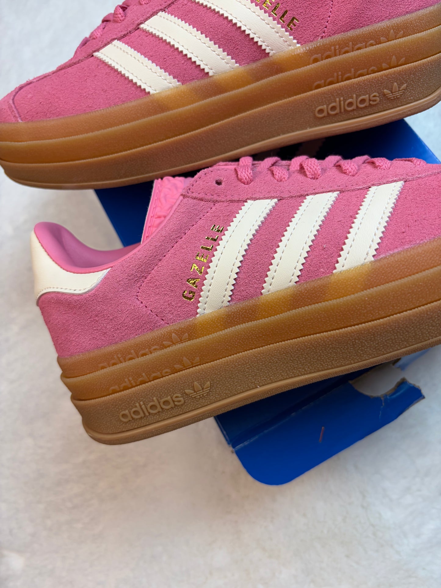 Adidas Gazelle Bold à Plate-Forme Rose