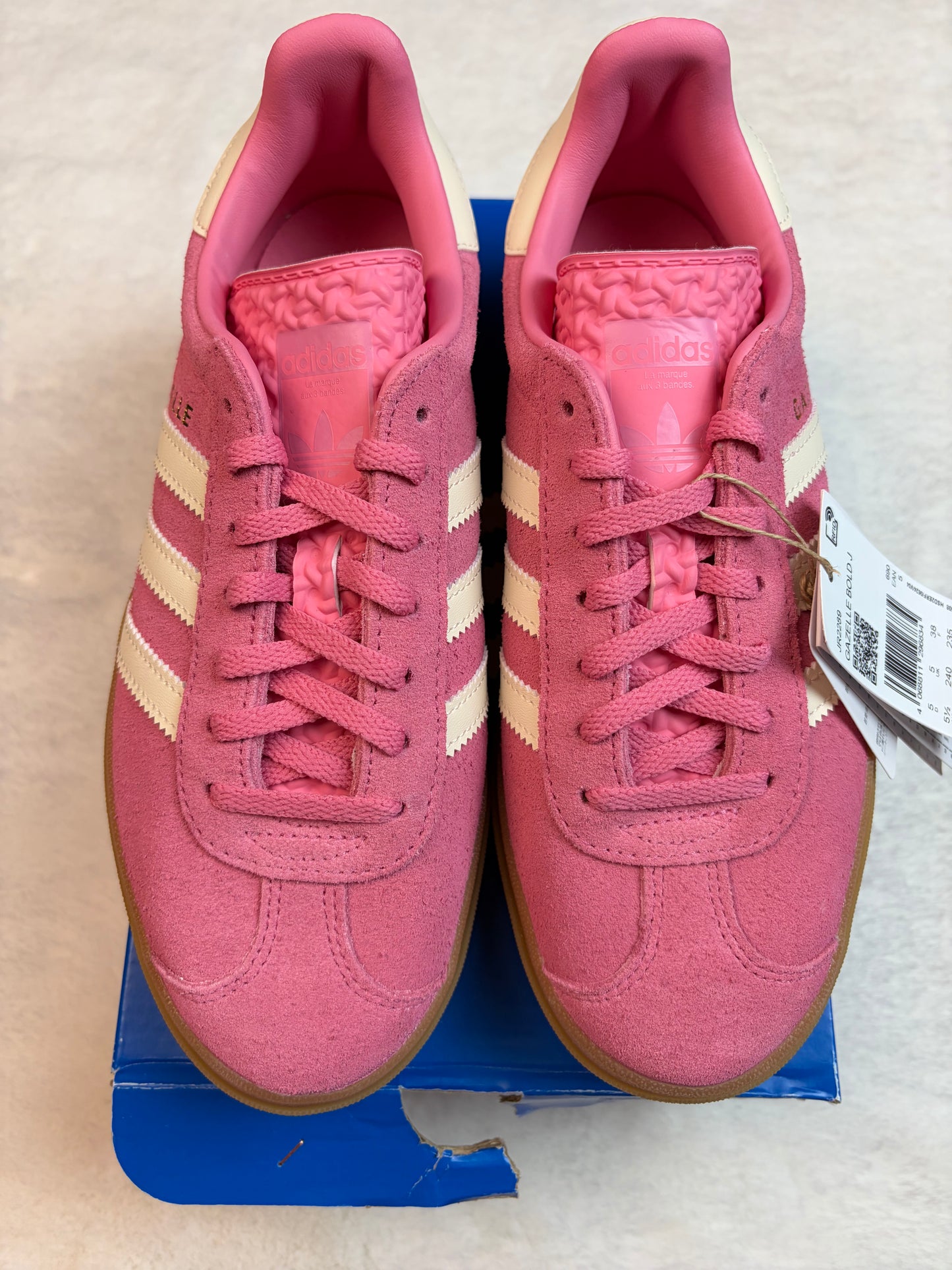 Adidas Gazelle Bold à Plate-Forme Rose